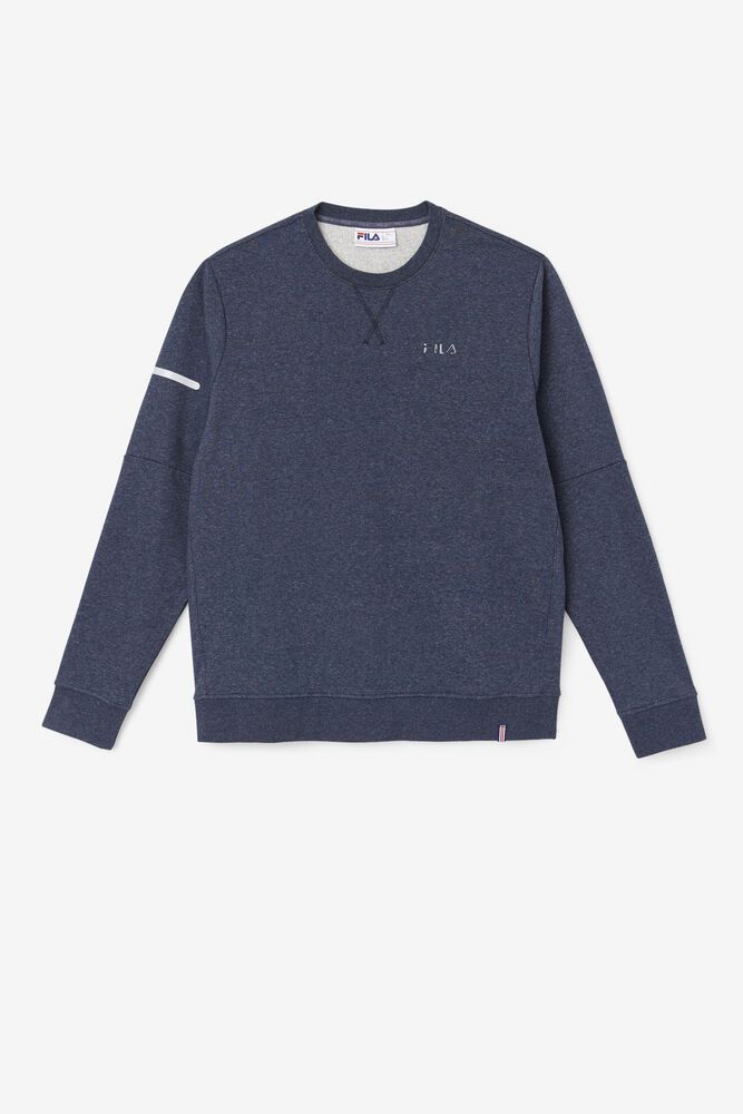 Fila Sweatshirt Herre Grå Commuter Crew PEK-508743